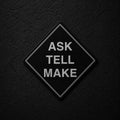 “Ask Tell Make” OFFICIAL IOA DIAMOND STICKER