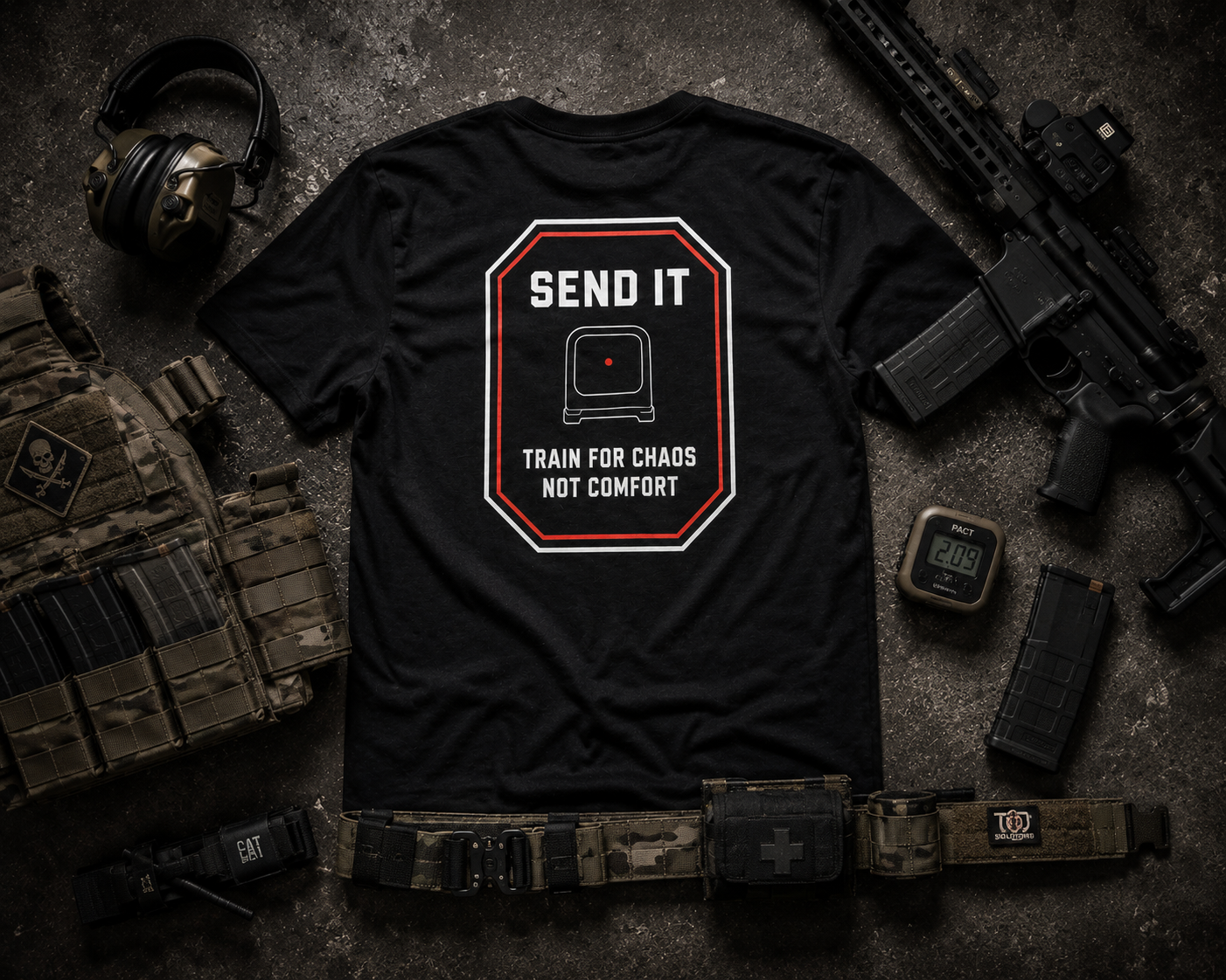 Official IOA “Train for Chaos. Not Comfort.” Shirt- Unisex
