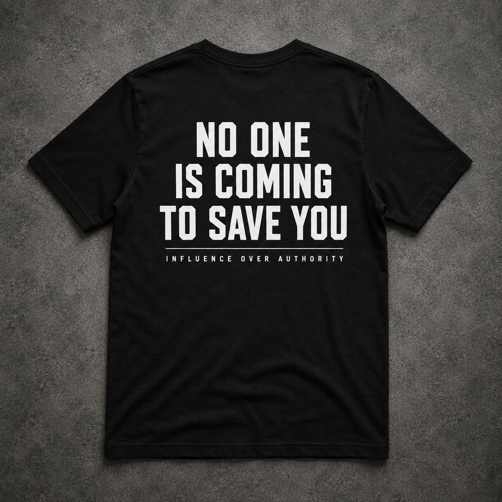 PEACEMAKERS NO ONE IS COMING TO SAVE YOU Graphic Tee