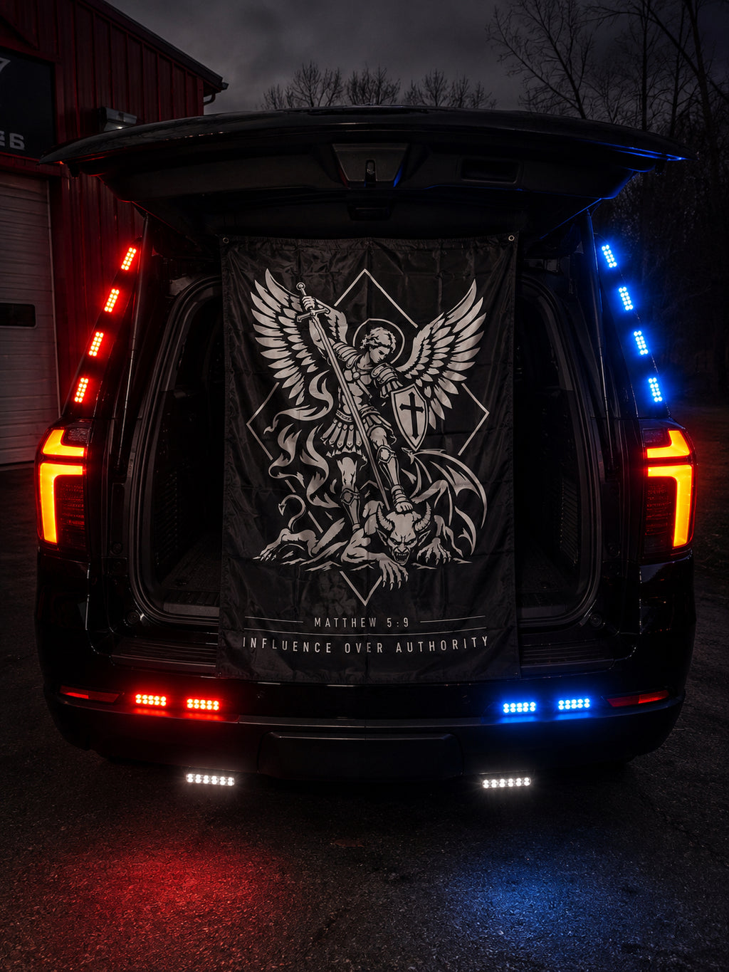 Blessed Are The Peacemakers- St. Michael 3X5 Flag- IN STOCK