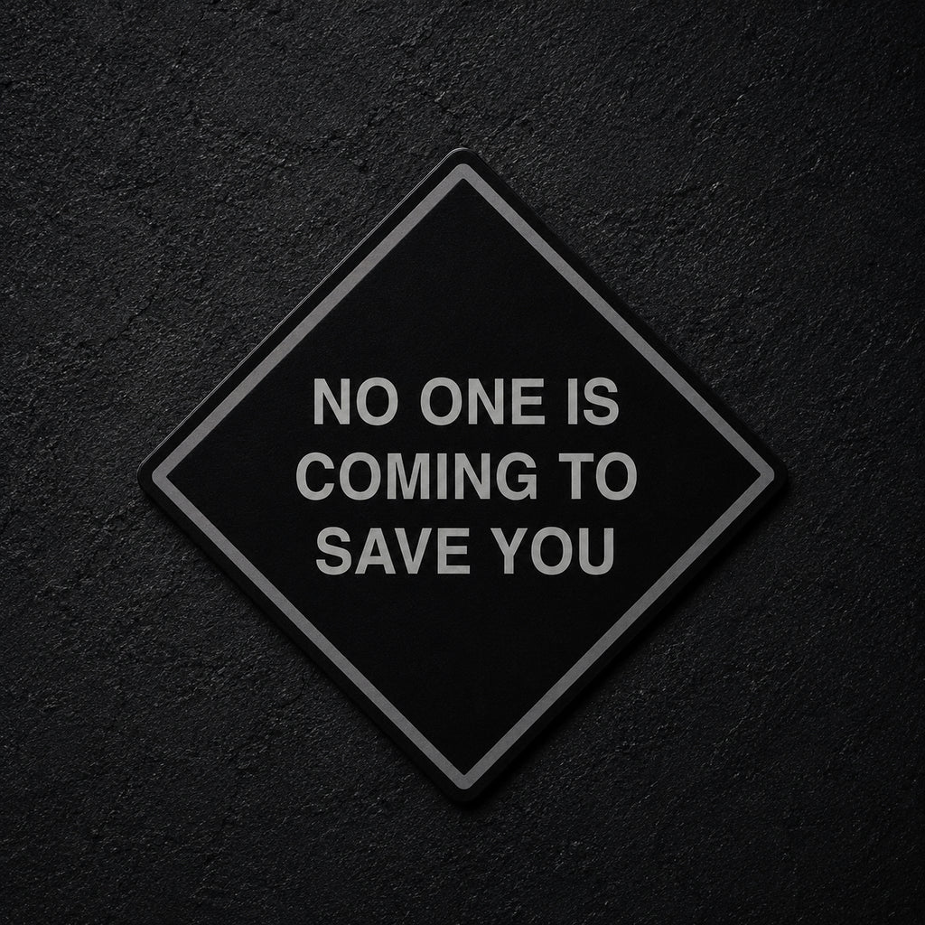 “No One Is Coming To Save You" Peacemakers Series- Official IOA DIAMOND STICKER