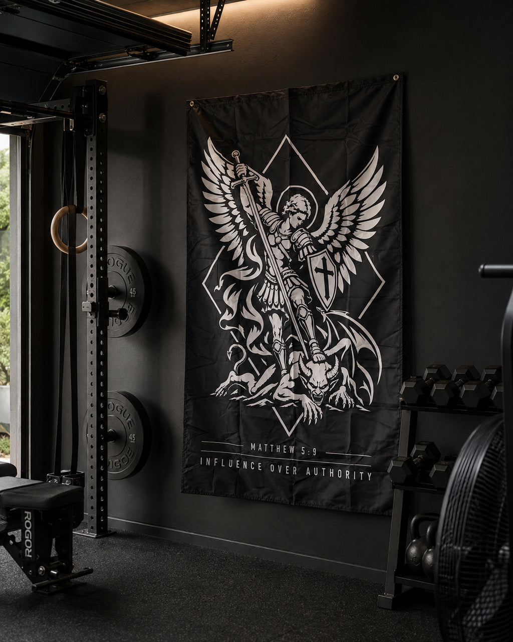 Blessed Are The Peacemakers- St. Michael 3X5 Flag- IN STOCK