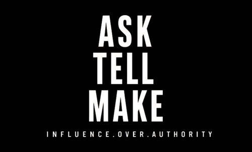 Ask Tell Make 3x5 Flag- IN STOCK