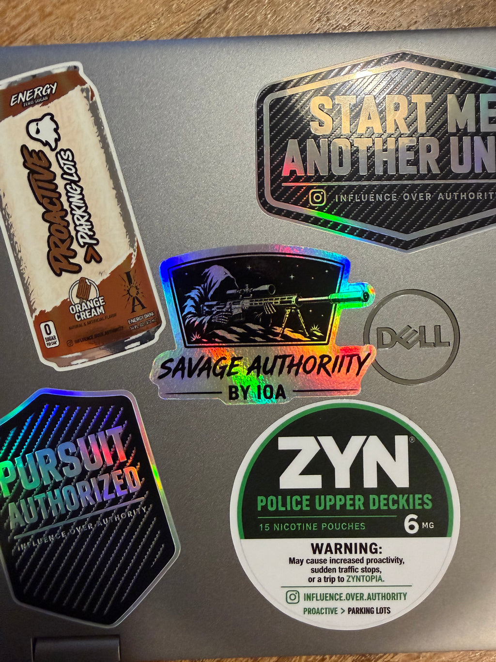 "Savage Authority" Sniper Sticker (Holographic)- Official IOA Savage Authority Series