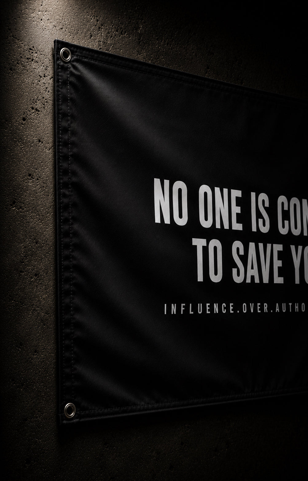 No One Is Coming To Save You 3x5 Flag- IN STOCK