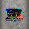 "Savage Authority" Sniper Sticker (Holographic)- Official IOA Savage Authority Series