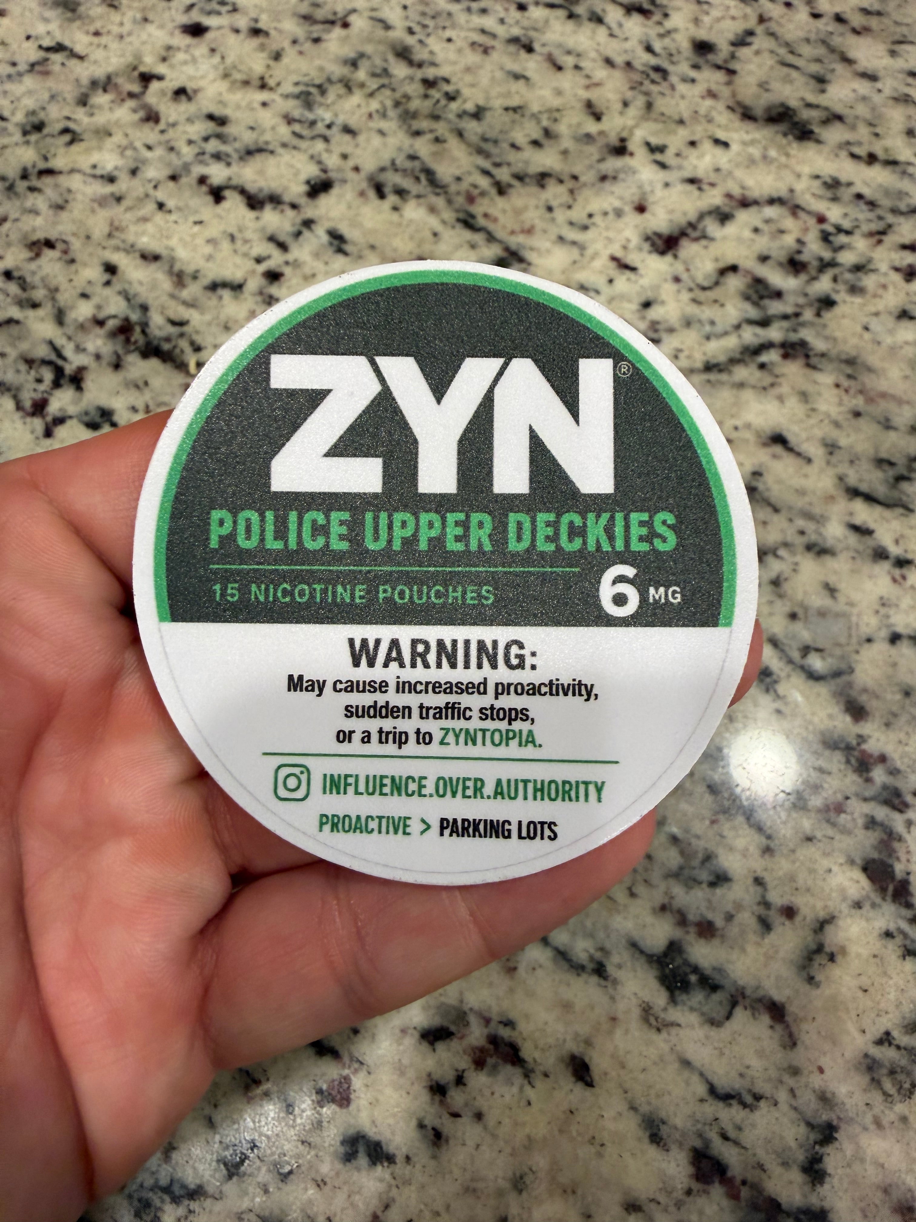 IOA Official Police Upper Deckies Sticker