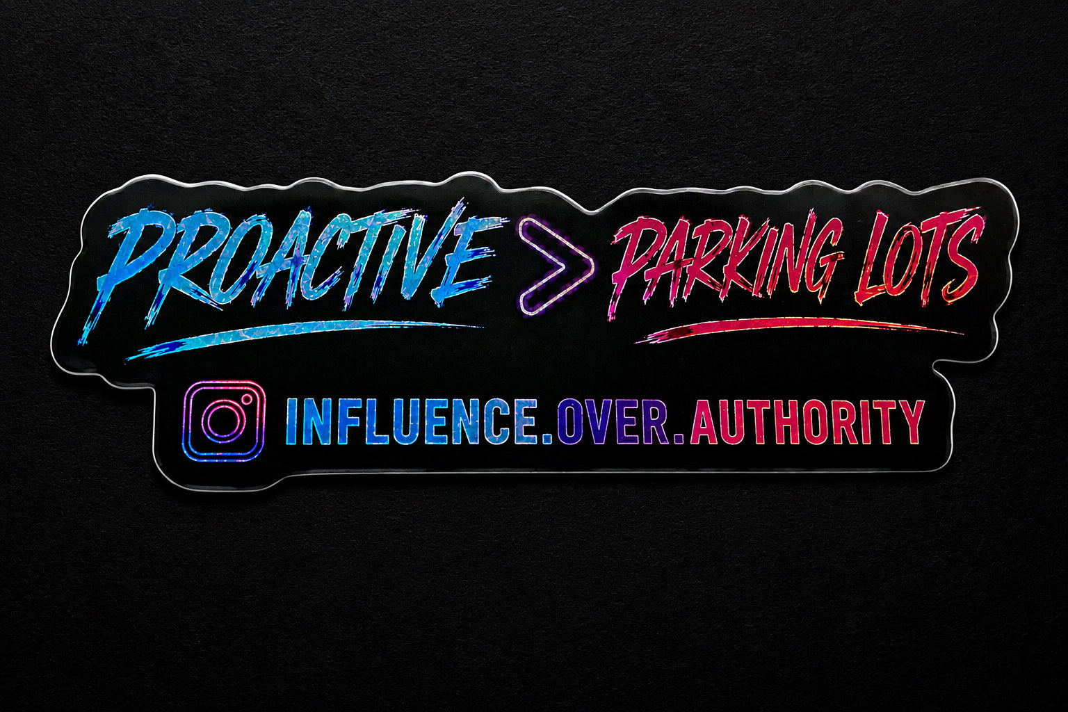 Official IOA Proactive > Parking Lots Sticker
