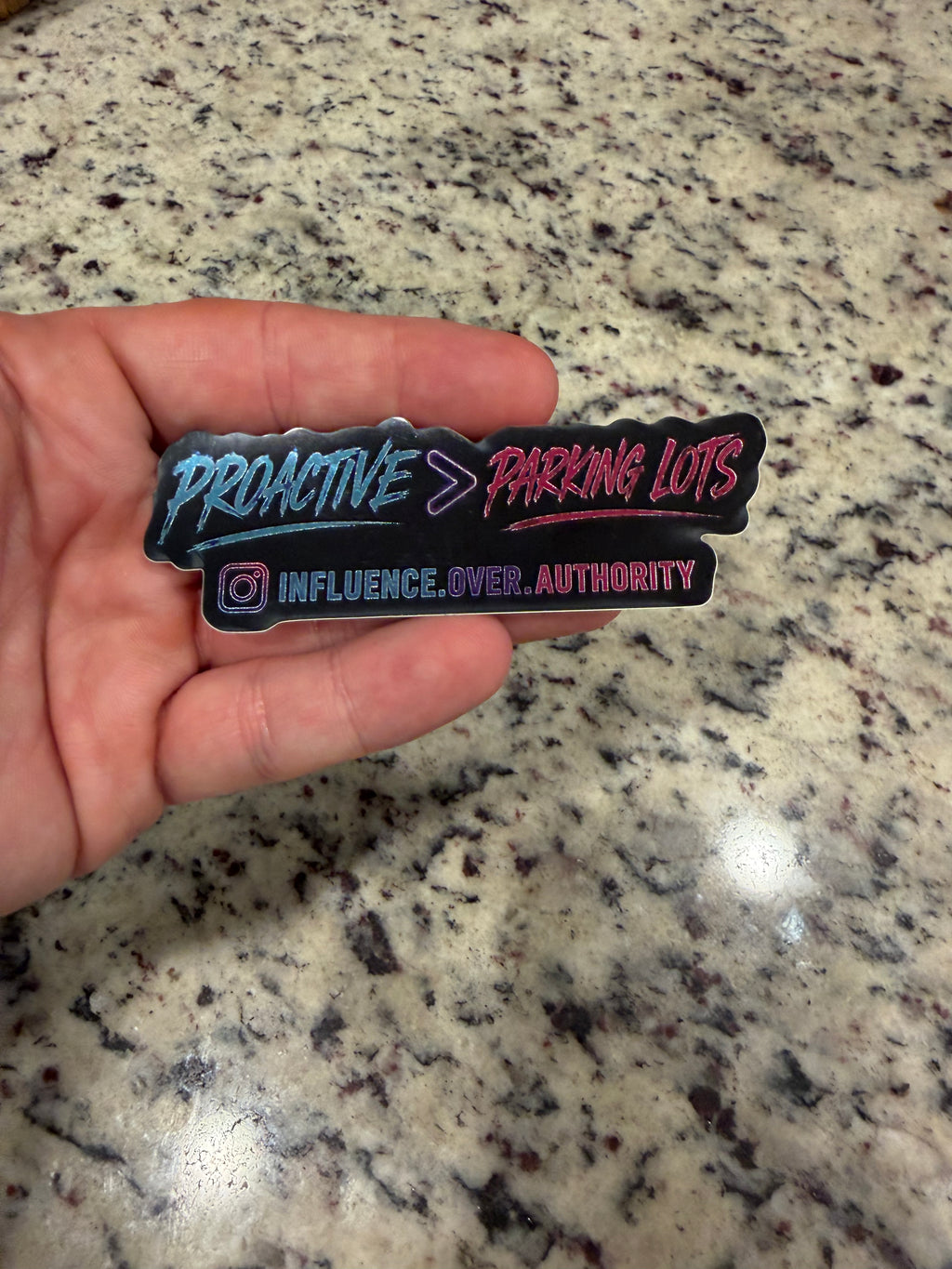 Official IOA Proactive > Parking Lots Sticker