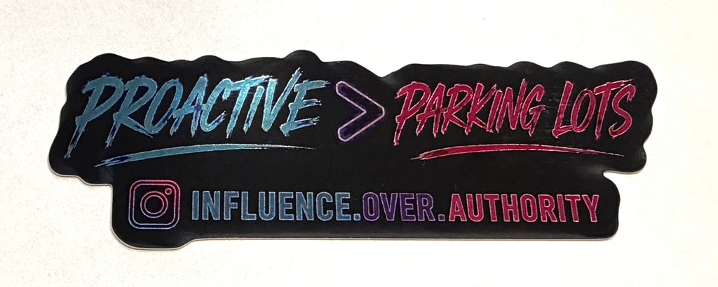 Official IOA Proactive > Parking Lots Sticker