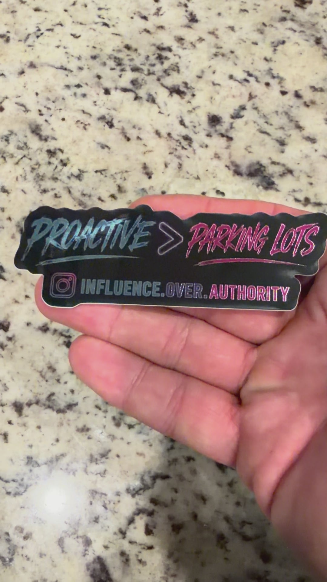 Official IOA Proactive > Parking Lots Sticker